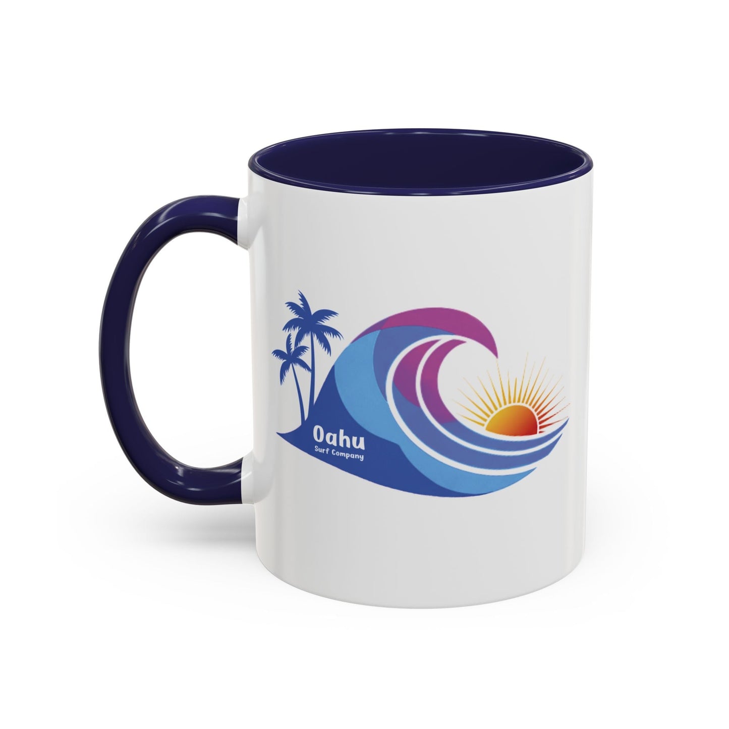 Hawaiian Island Style Coffee Mug 11oz Beach House Decor Tropical Island Theme Cup - O'ahu Surf Company