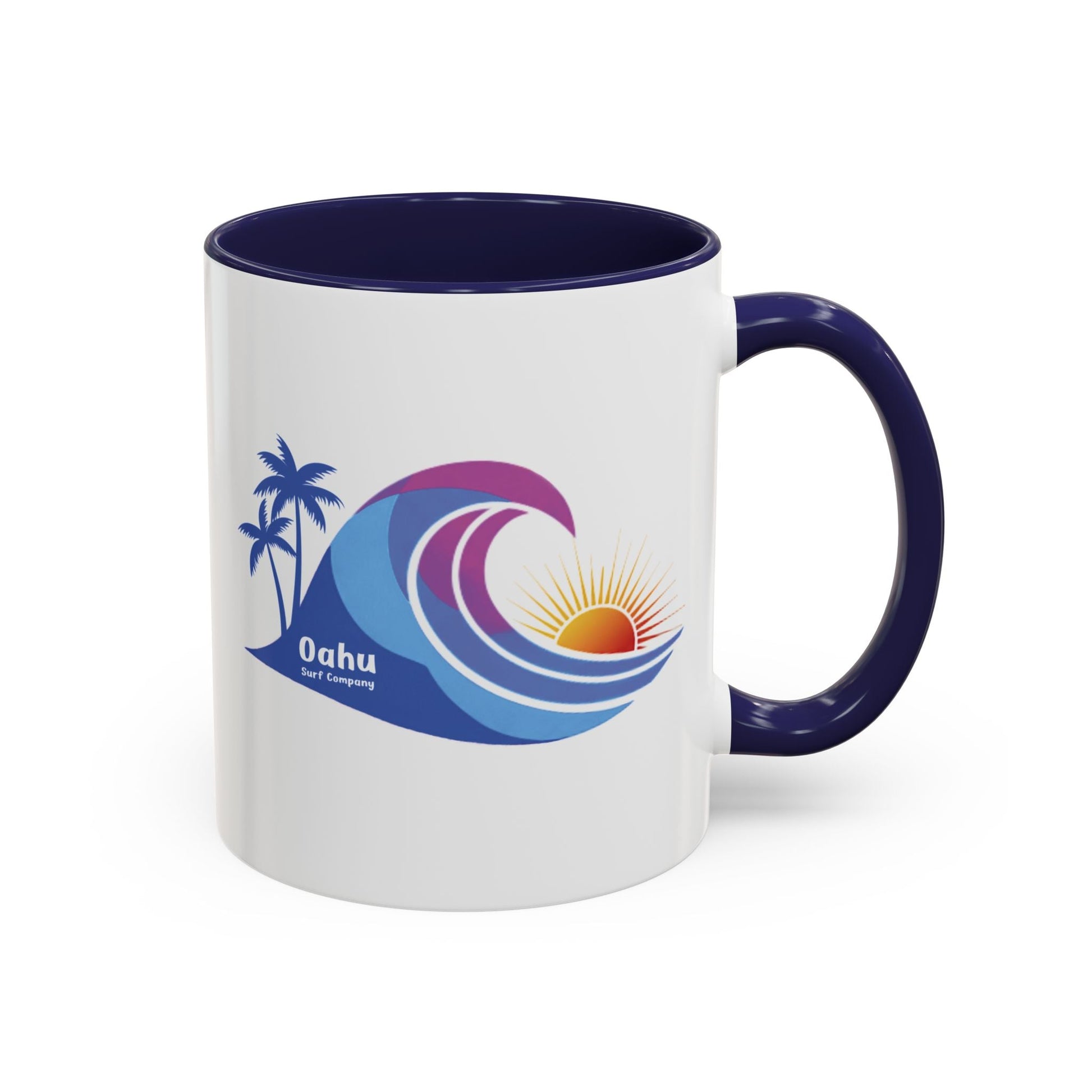 Hawaiian Island Style Coffee Mug 11oz Beach House Decor Tropical Island Theme Cup - O'ahu Surf Company