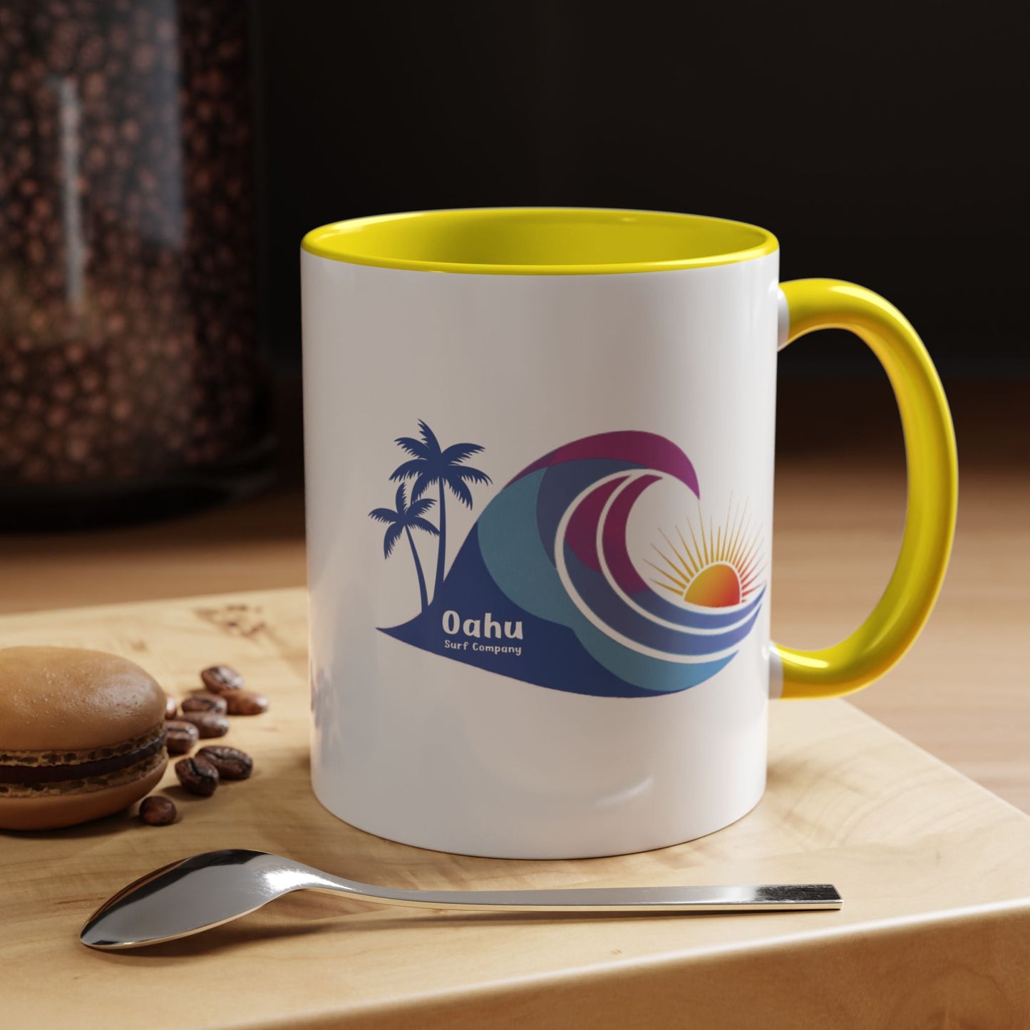 Hawaiian Island Style Coffee Mug 11oz Beach House Decor Tropical Island Theme Cup - O'ahu Surf Company