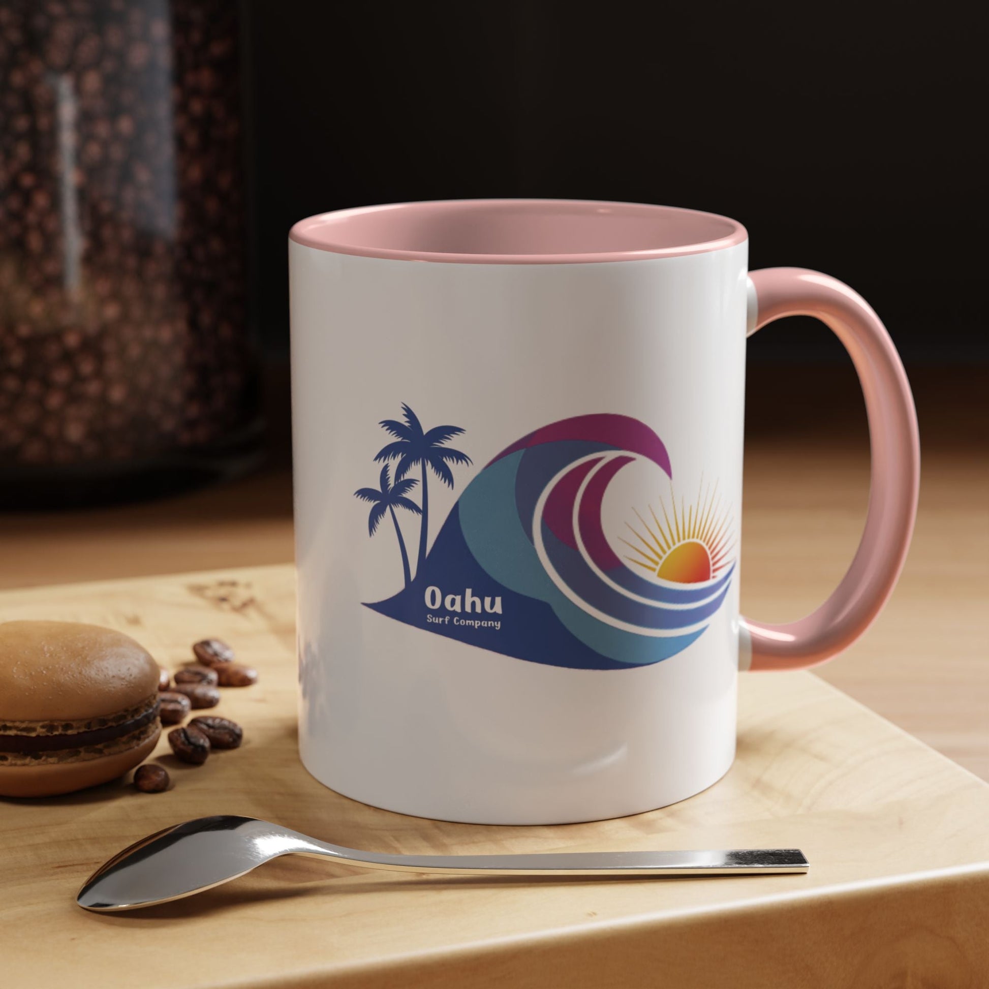 Hawaiian Island Style Coffee Mug 11oz Beach House Decor Tropical Island Theme Cup - O'ahu Surf Company