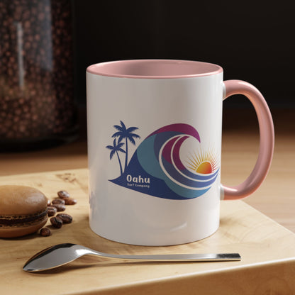 Hawaiian Island Style Coffee Mug 11oz Beach House Decor Tropical Island Theme Cup - O'ahu Surf Company