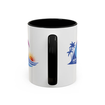 Hawaiian Island Style Coffee Mug 11oz Beach House Decor Tropical Island Theme Cup - O'ahu Surf Company