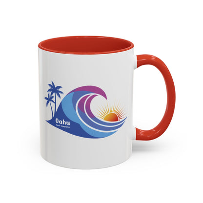 Hawaiian Island Style Coffee Mug 11oz Beach House Decor Tropical Island Theme Cup - O'ahu Surf Company