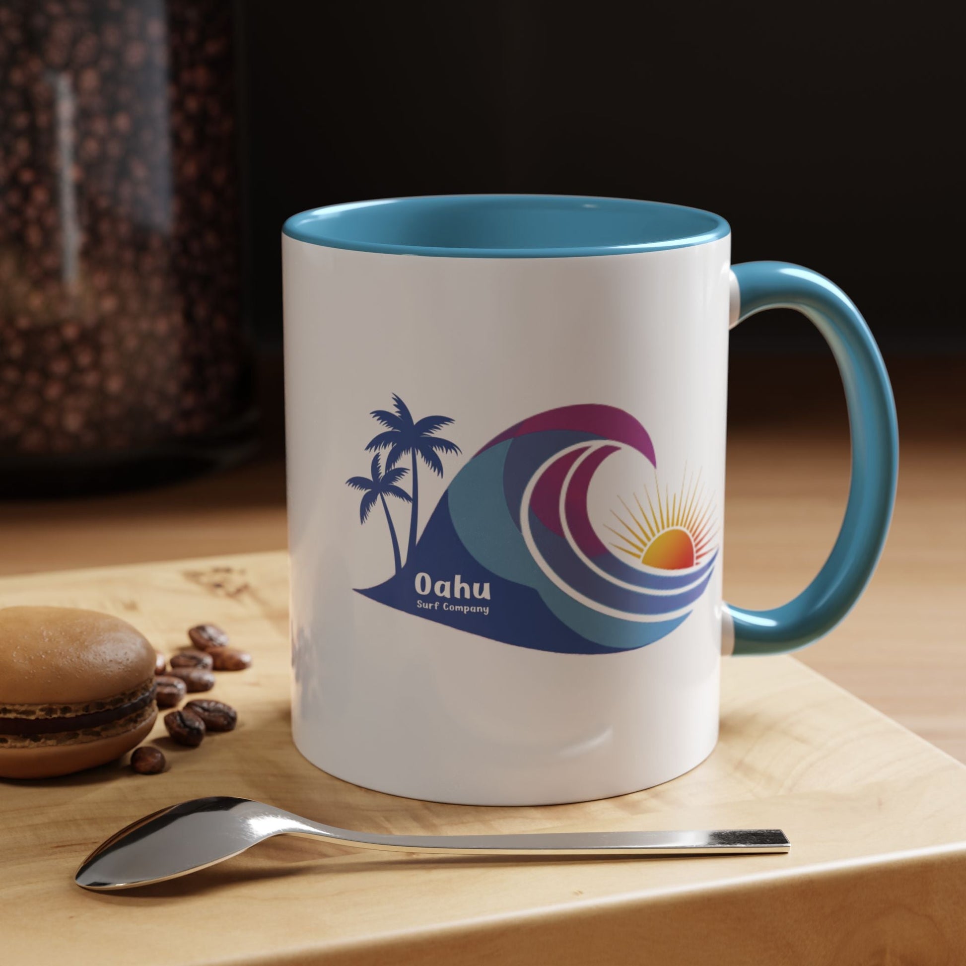 Hawaiian Island Style Coffee Mug 11oz Beach House Decor Tropical Island Theme Cup - O'ahu Surf Company