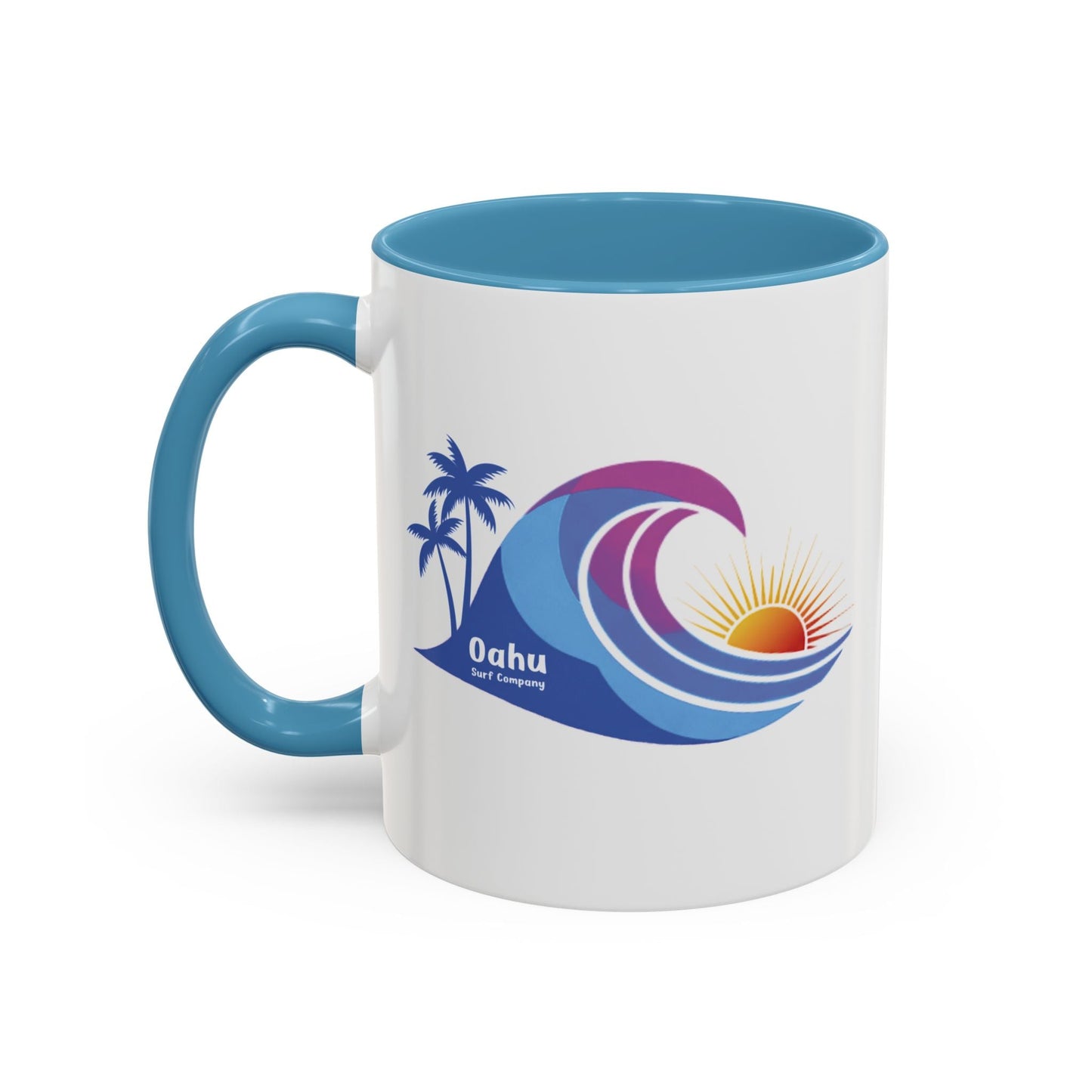 Hawaiian Island Style Coffee Mug 11oz Beach House Decor Tropical Island Theme Cup - O'ahu Surf Company