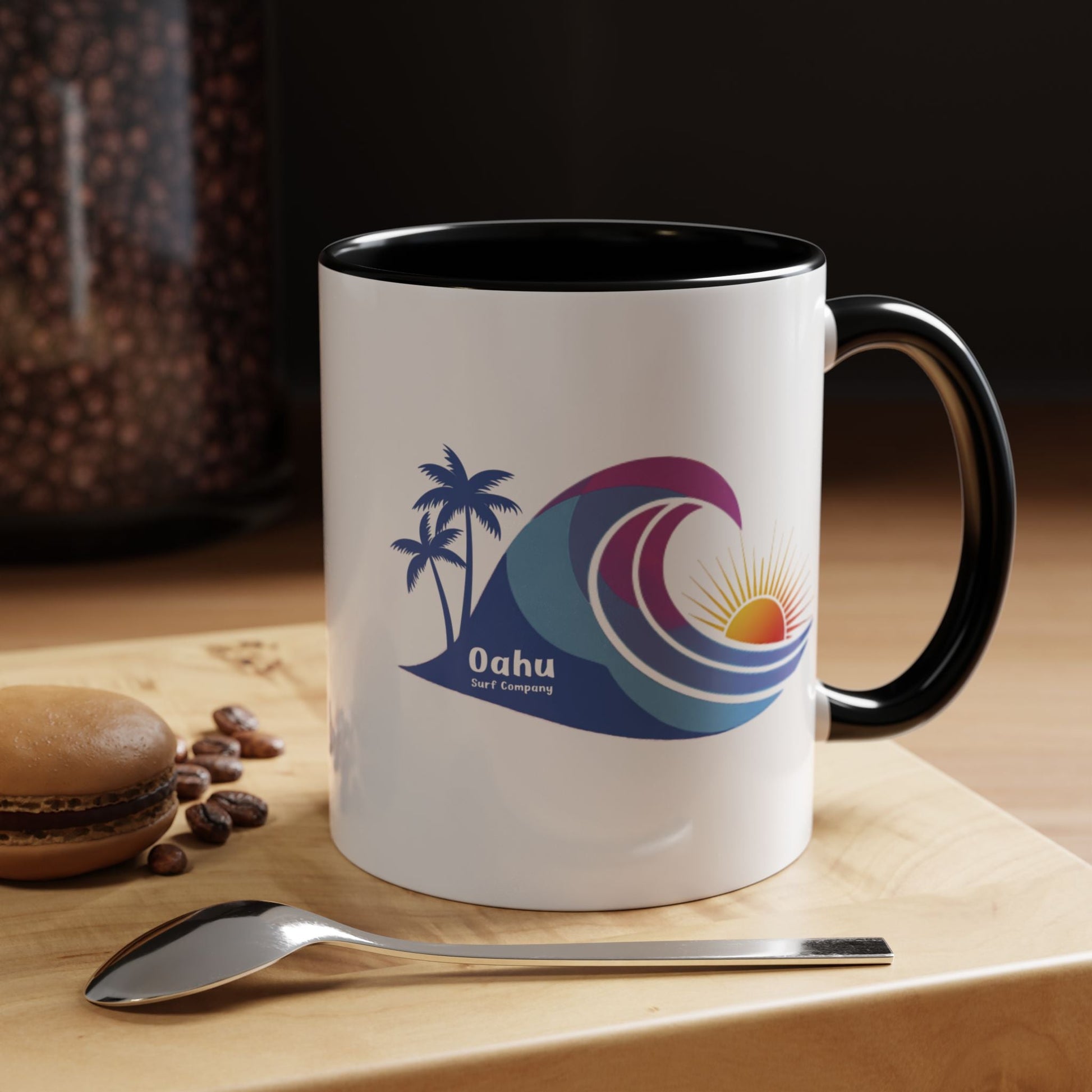 Hawaiian Island Style Coffee Mug 11oz Beach House Decor Tropical Island Theme Cup - O'ahu Surf Company