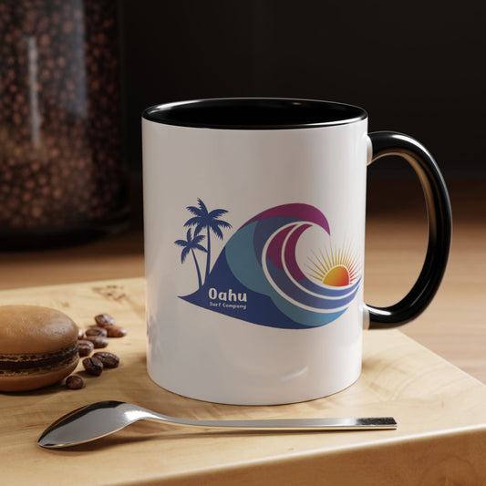 Hawaiian Island Style Coffee Mug 11oz Beach House Decor Tropical Island Theme Cup - O'ahu Surf Company