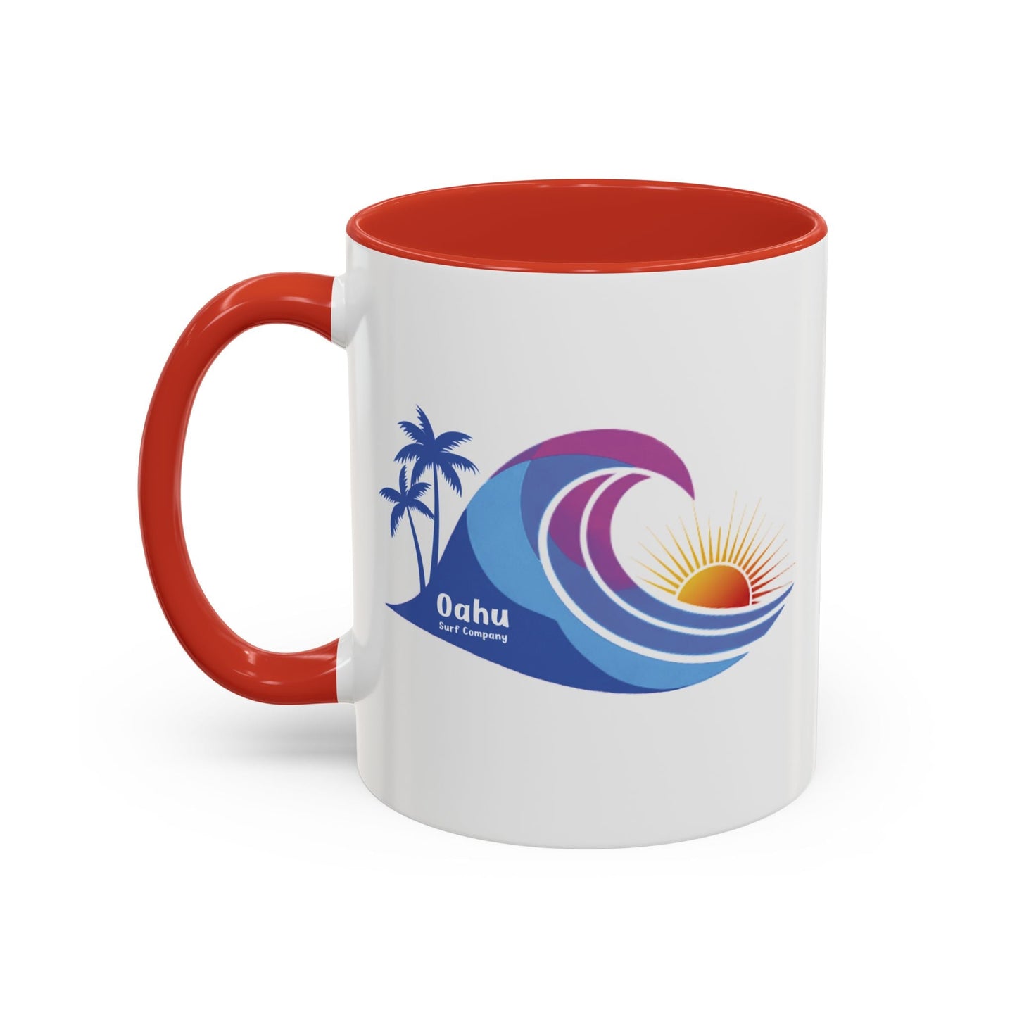 Hawaiian Island Style Coffee Mug 11oz Beach House Decor Tropical Island Theme Cup - O'ahu Surf Company