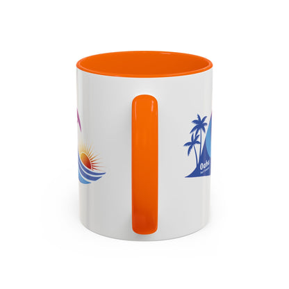 Hawaiian Island Style Coffee Mug 11oz Beach House Decor Tropical Island Theme Cup - O'ahu Surf Company