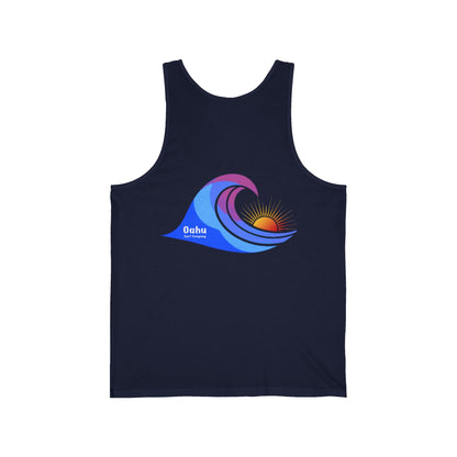 Hawaiian Ocean Wave Men's Tank Top - O'ahu Surf Company