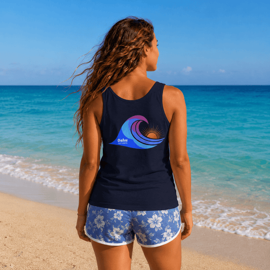 Hawaiian Ocean Wave Unisex Tank Top - O'ahu Surf Company
