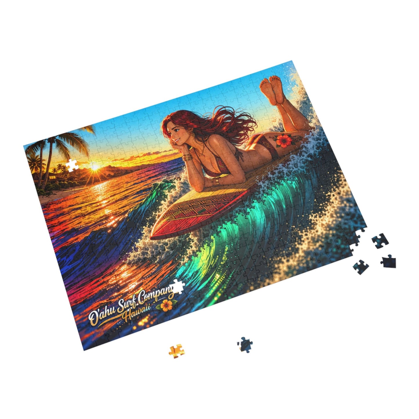 Hawaiian Surf Dream Puzzle (500, 1000 - Piece) - O'ahu Surf Company