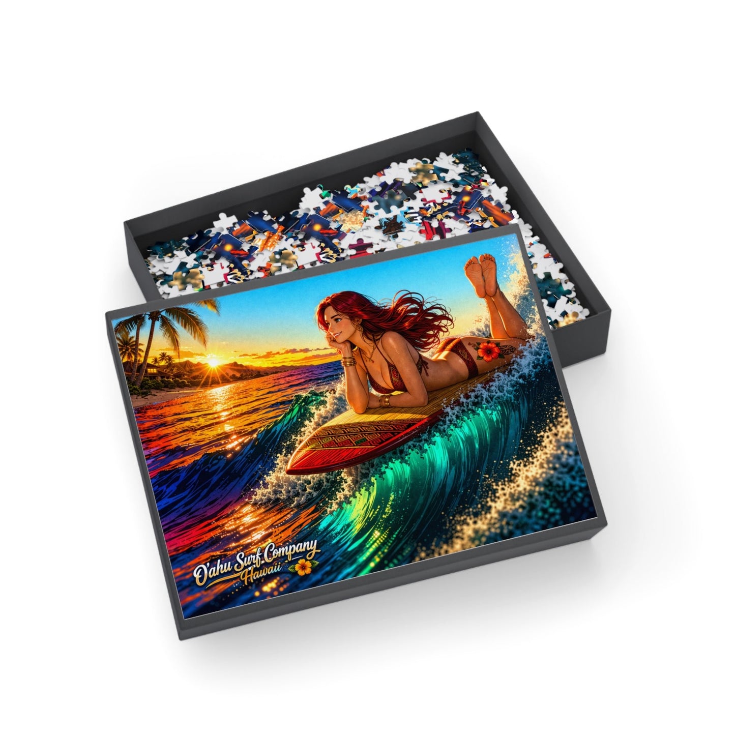 Hawaiian Surf Dream Puzzle (500, 1000 - Piece) - O'ahu Surf Company