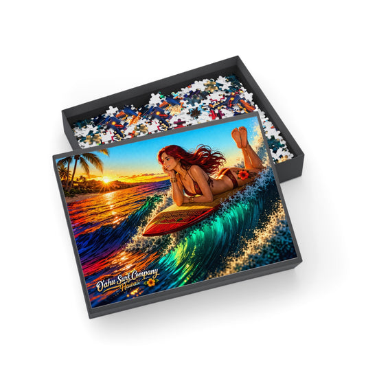 Hawaiian Surf Dream Puzzle (500, 1000 - Piece) - O'ahu Surf Company