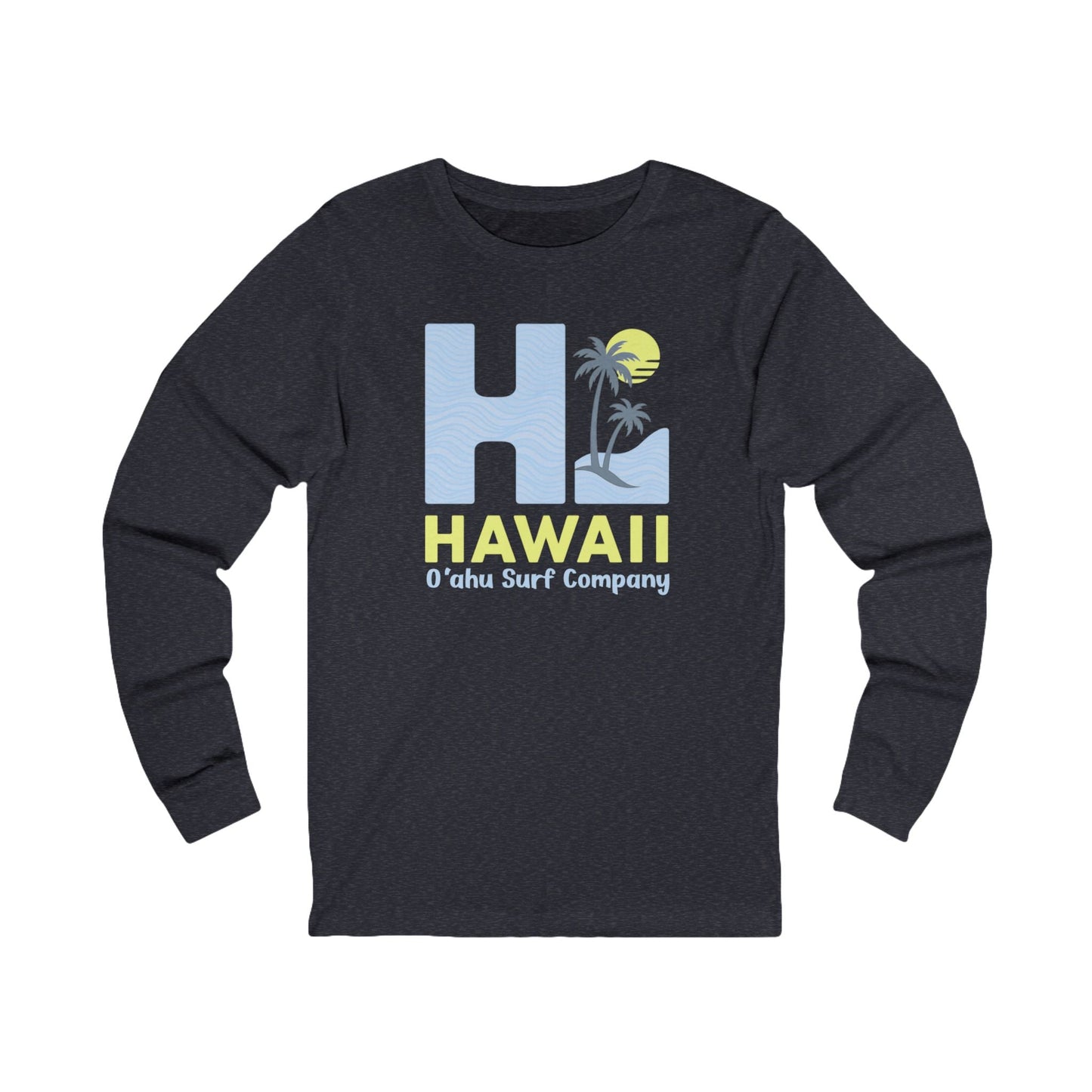 HI Hawaii Long Sleeve Graphic Tee - O'ahu Surf Company