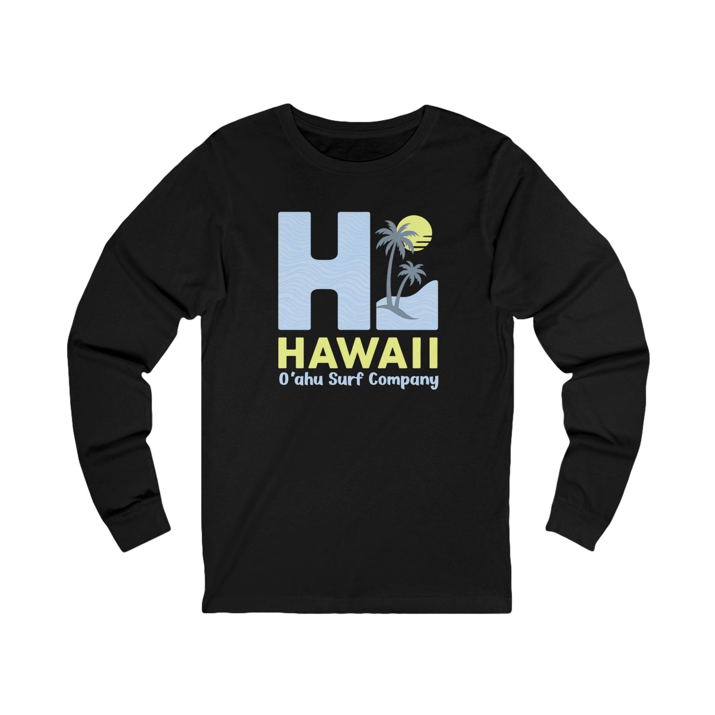 HI Hawaii Long Sleeve Graphic Tee - O'ahu Surf Company