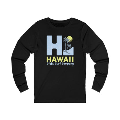 HI Hawaii Long Sleeve Graphic Tee - O'ahu Surf Company