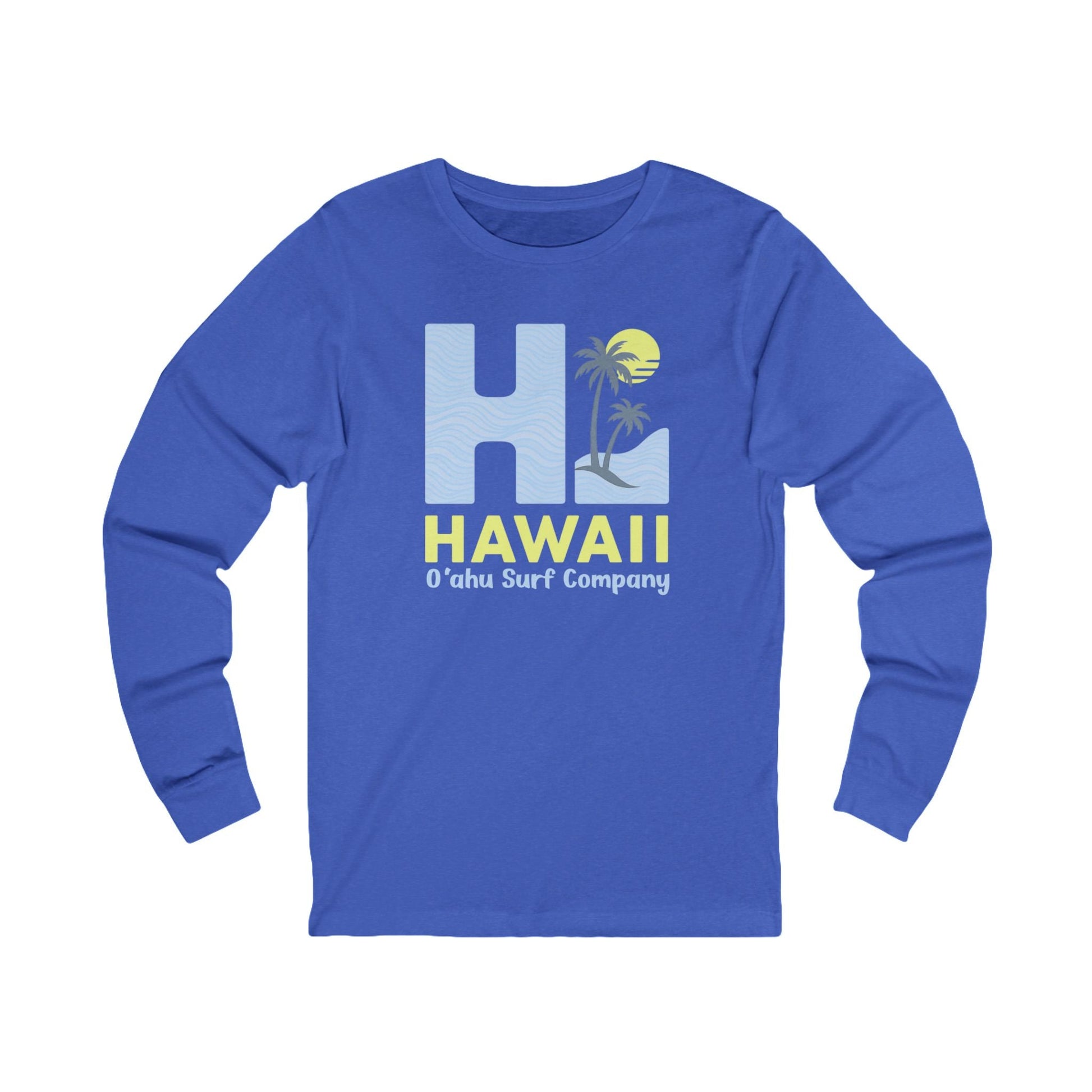 HI Hawaii Long Sleeve Graphic Tee - O'ahu Surf Company
