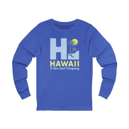 HI Hawaii Long Sleeve Graphic Tee - O'ahu Surf Company
