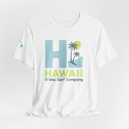 HI Hawaii Mens Island Style Tee - O'ahu Surf Company