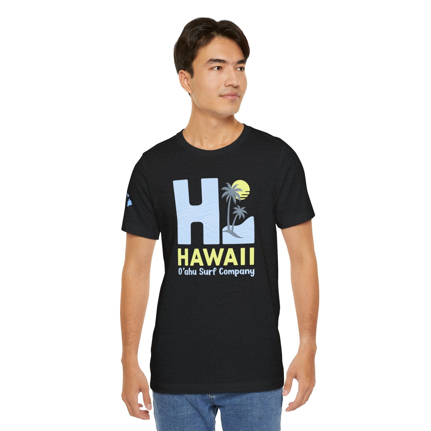 HI Hawaii Mens Island Style Tee - O'ahu Surf Company