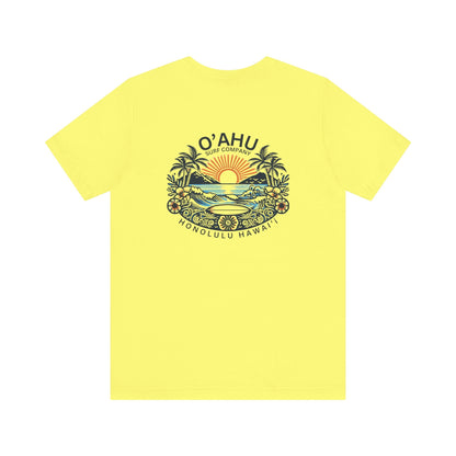Honolulu Hawaii Coastal Island Sunny Day Tshirt - O'ahu Surf Company