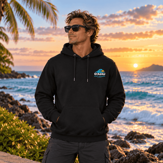 Honu Hawaiian Sea Turtle Surf Hoodie Sweatshirt - O'ahu Surf Company