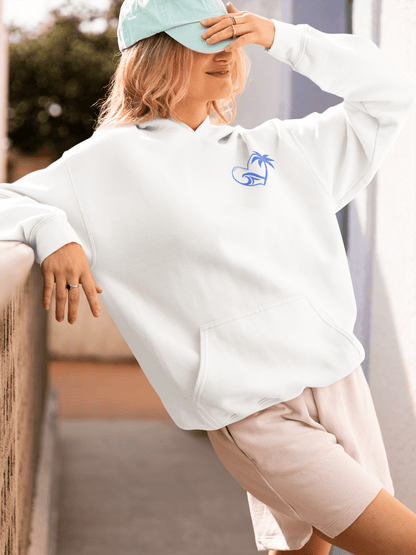 Island Wave Womens Hoodie Island Style Sweatshirt O’ahu Surf Company Hawaii - O'ahu Surf Company