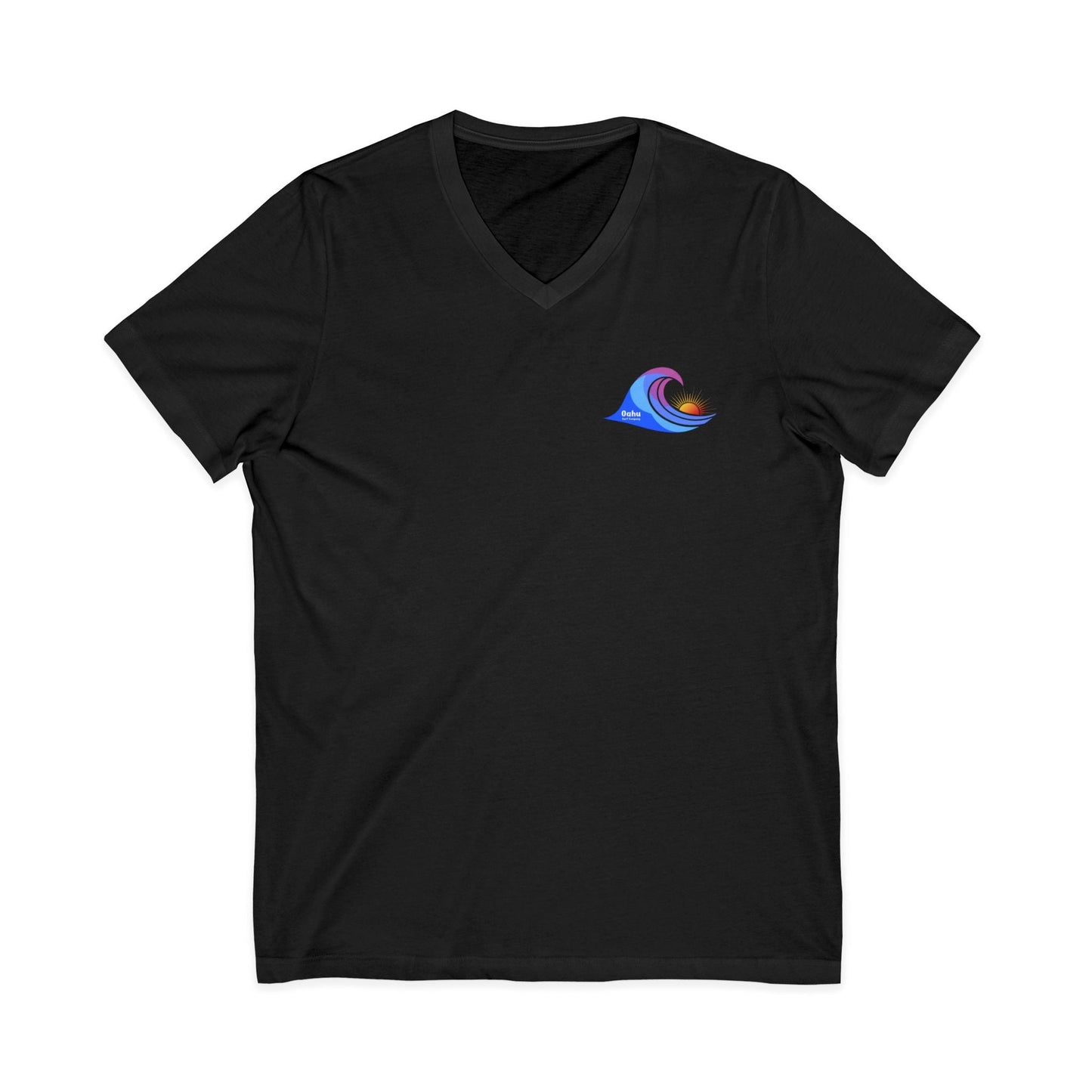 Island Wave Women’s V - Neck Tee – O’ahu Surf Company Hawaii Surf Shirt - O'ahu Surf Company