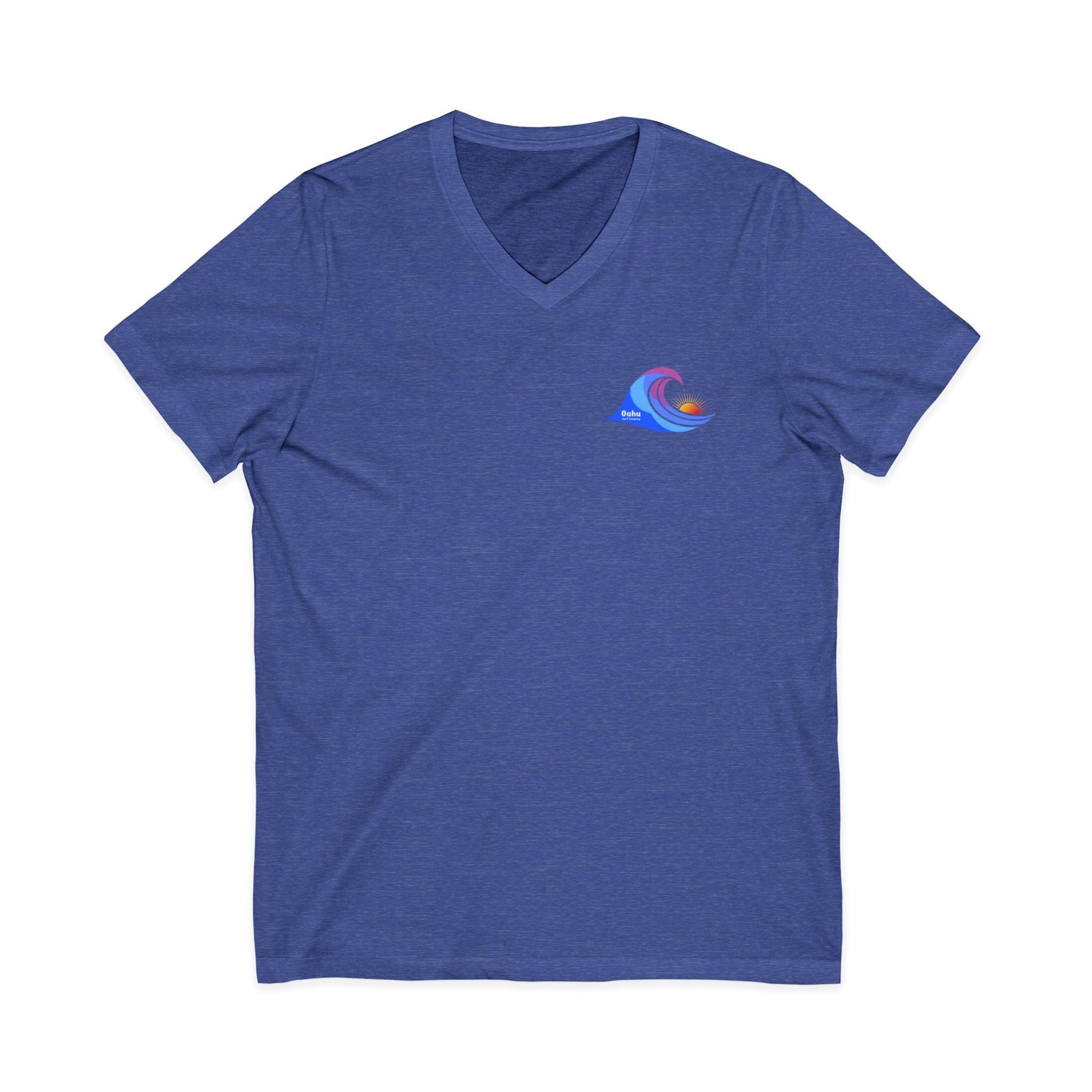 Island Wave Women’s V - Neck Tee – O’ahu Surf Company Hawaii Surf Shirt - O'ahu Surf Company