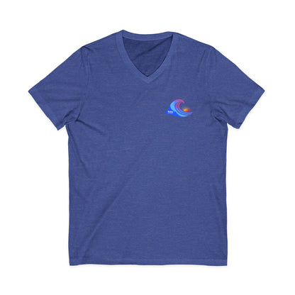 Island Wave Women’s V - Neck Tee – O’ahu Surf Company Hawaii Surf Shirt - O'ahu Surf Company