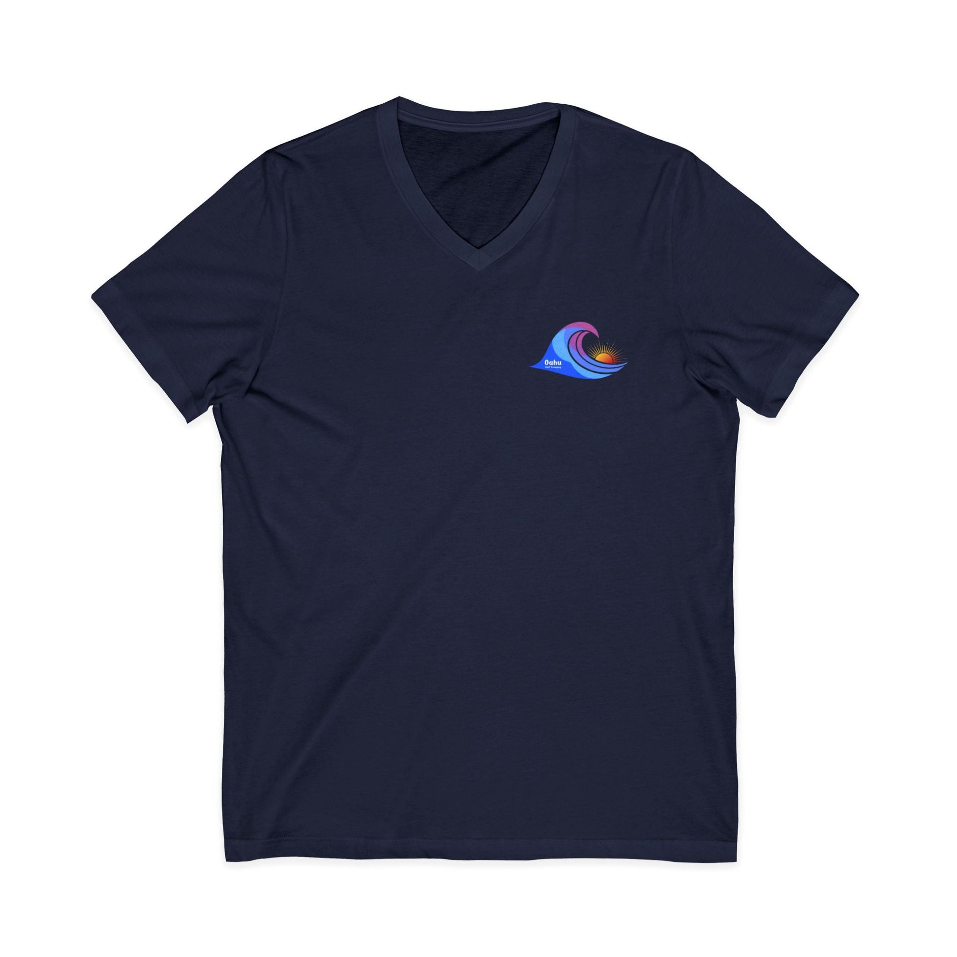 Island Wave Women’s V - Neck Tee – O’ahu Surf Company Hawaii Surf Shirt - O'ahu Surf Company
