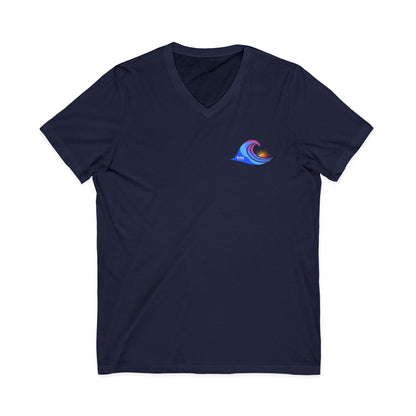 Island Wave Women’s V - Neck Tee – O’ahu Surf Company Hawaii Surf Shirt - O'ahu Surf Company