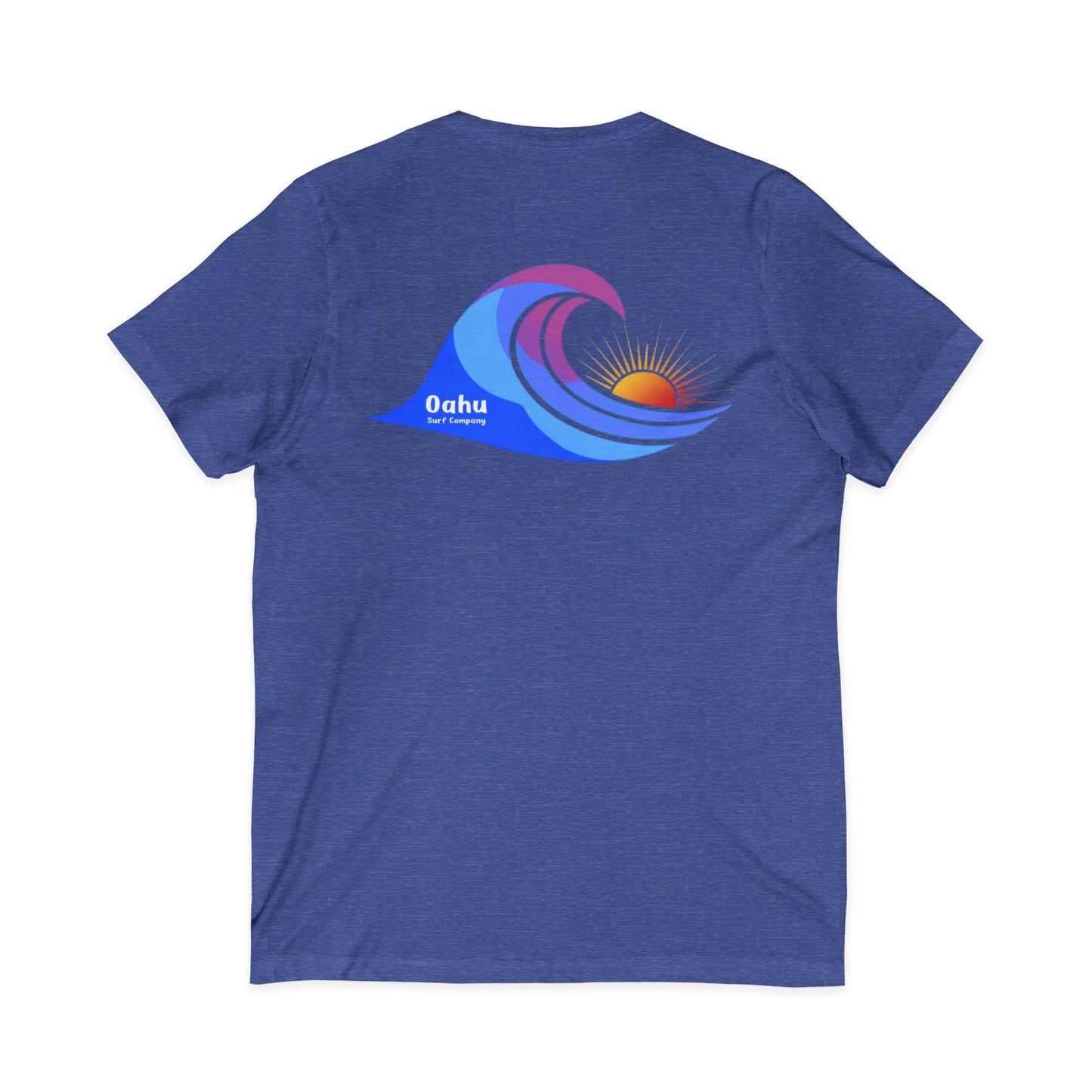 Island Wave Women’s V - Neck Tee – O’ahu Surf Company Hawaii Surf Shirt - O'ahu Surf Company