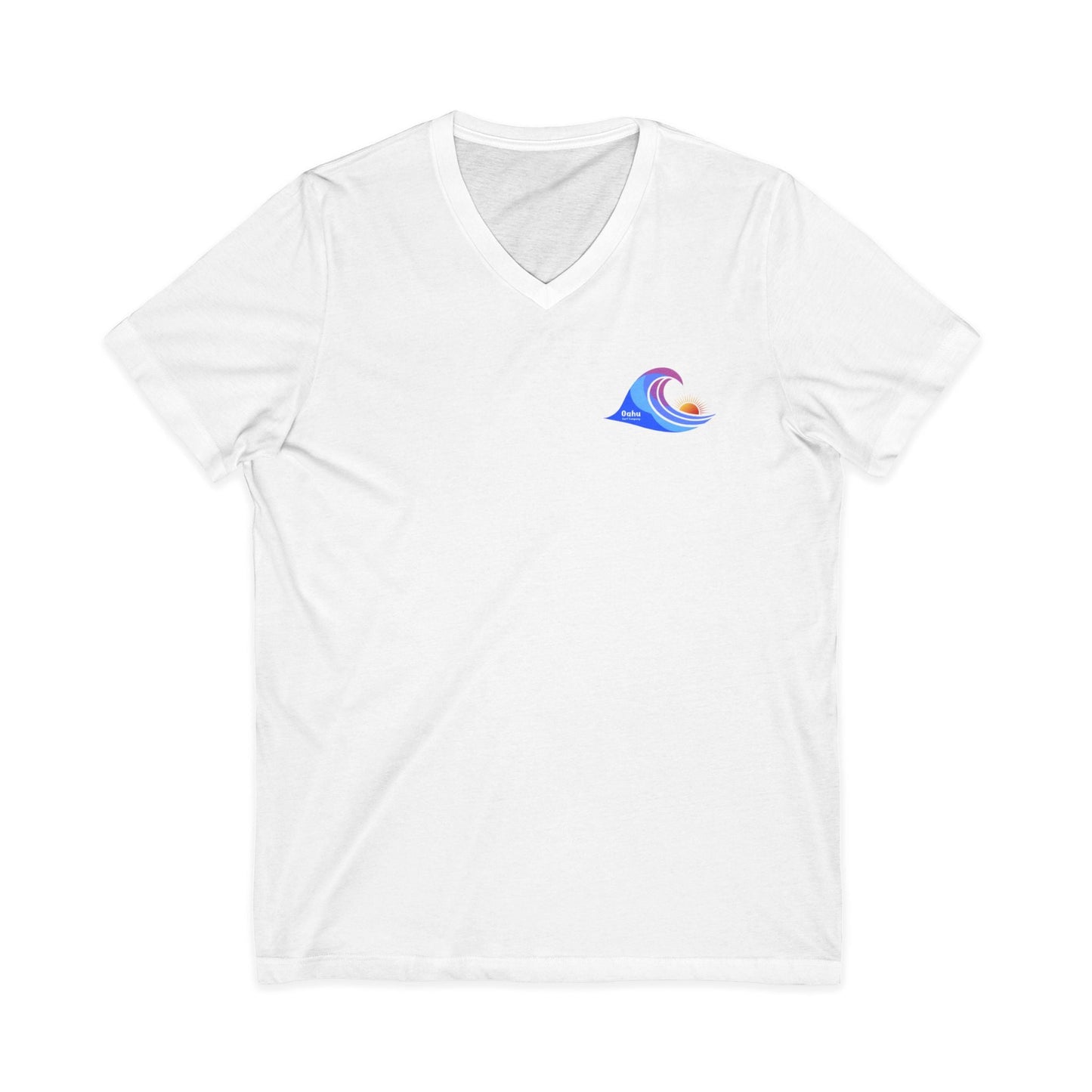 Island Wave Women’s V - Neck Tee – O’ahu Surf Company Hawaii Surf Shirt - O'ahu Surf Company