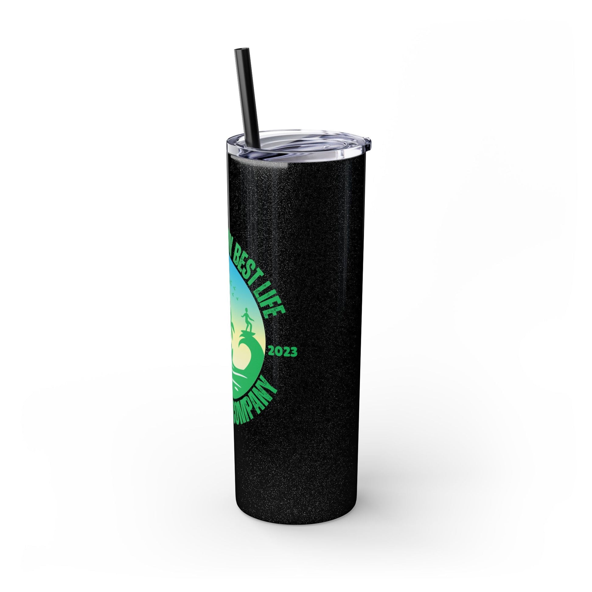 Living My Best Life Hawaii Skinny Tumbler with Straw 20oz - O'ahu Surf Company