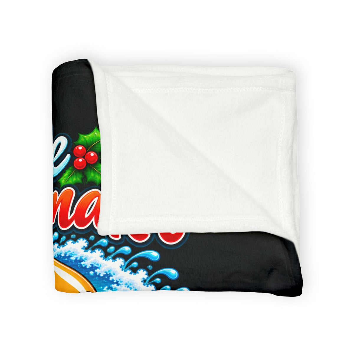 Mele Kalikimaka Surfing Toucan Christmas Blanket - O'ahu Surf Company