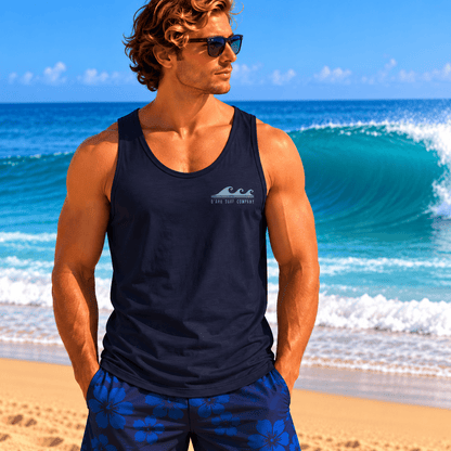 Men's Hawaii Tank Top – Ocean Cliff Diver - O'ahu Surf Company