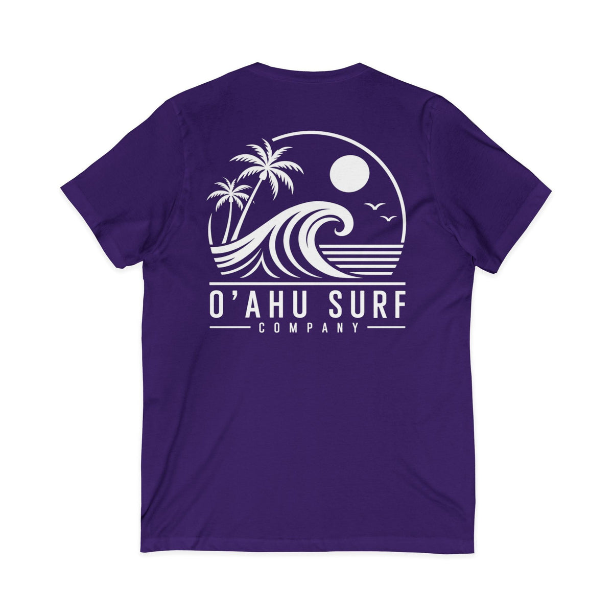 Men's Hawaii V-Neck T-Shirt | Oahu Surf Style - O'ahu Surf Company
