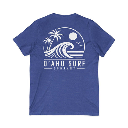 Men's Hawaii V-Neck T-Shirt | Oahu Surf Style - O'ahu Surf Company