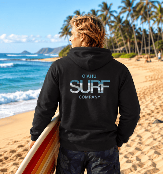 Men's Hawaiian Surf Hoodie Sweatshirt Oahu Surf Company Hawaii - O'ahu Surf Company