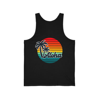 Men's Retro Aloha Hawaii Tank Top - O'ahu Surf Company