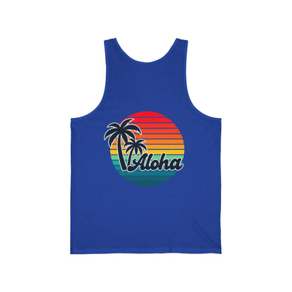 Men's Retro Aloha Hawaii Tank Top - O'ahu Surf Company