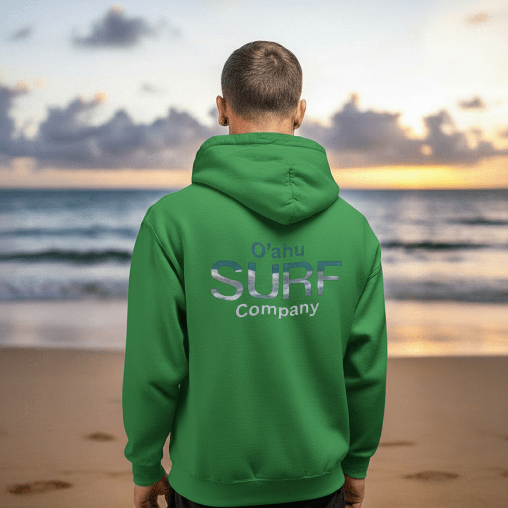 Men's Surf Hoodie Island Life Sweatshirt Oahu Surf Company Hawaii - O'ahu Surf Company