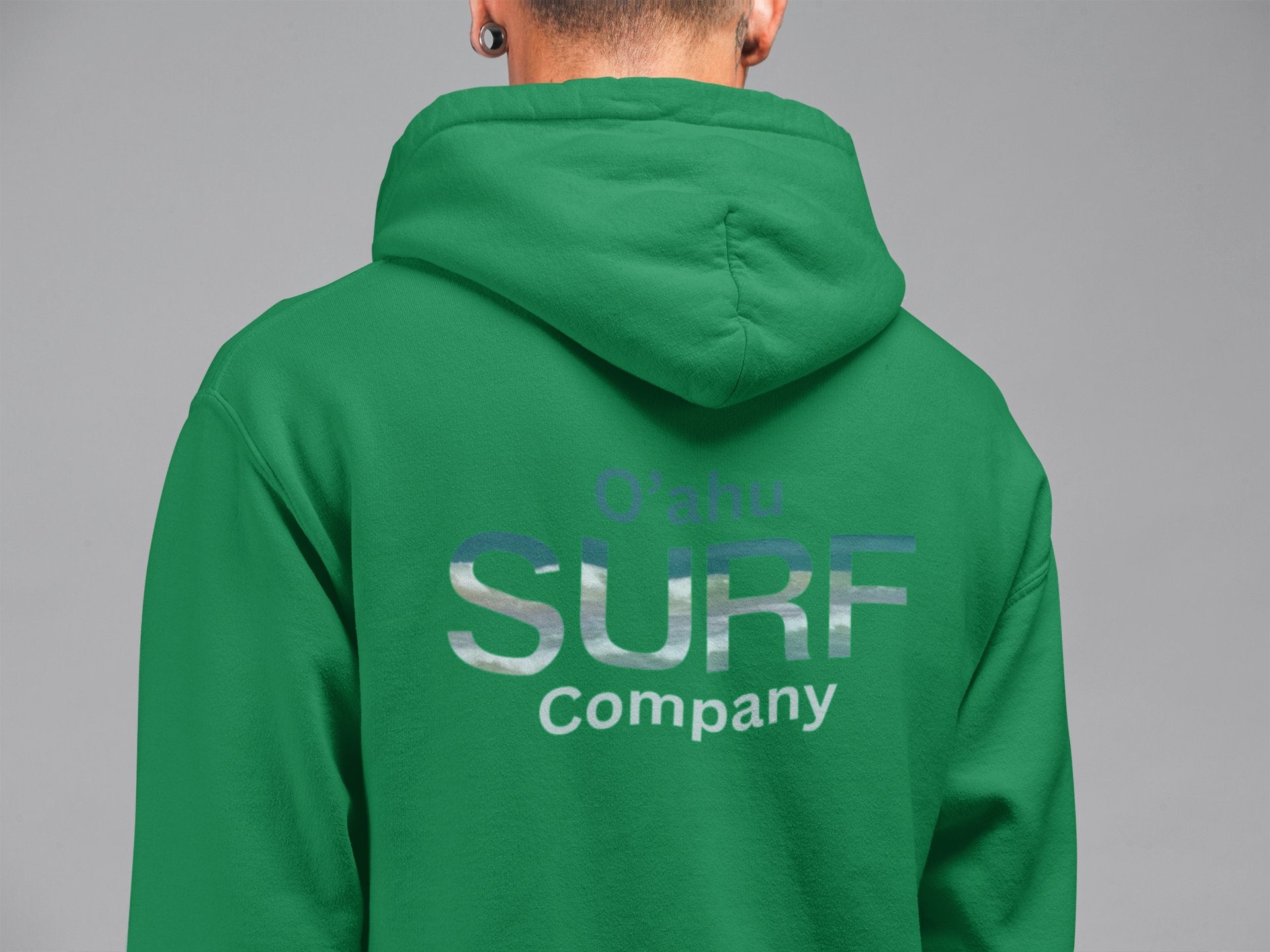 Men's Surf Hoodie Island Life Sweatshirt Oahu Surf Company Hawaii - O'ahu Surf Company
