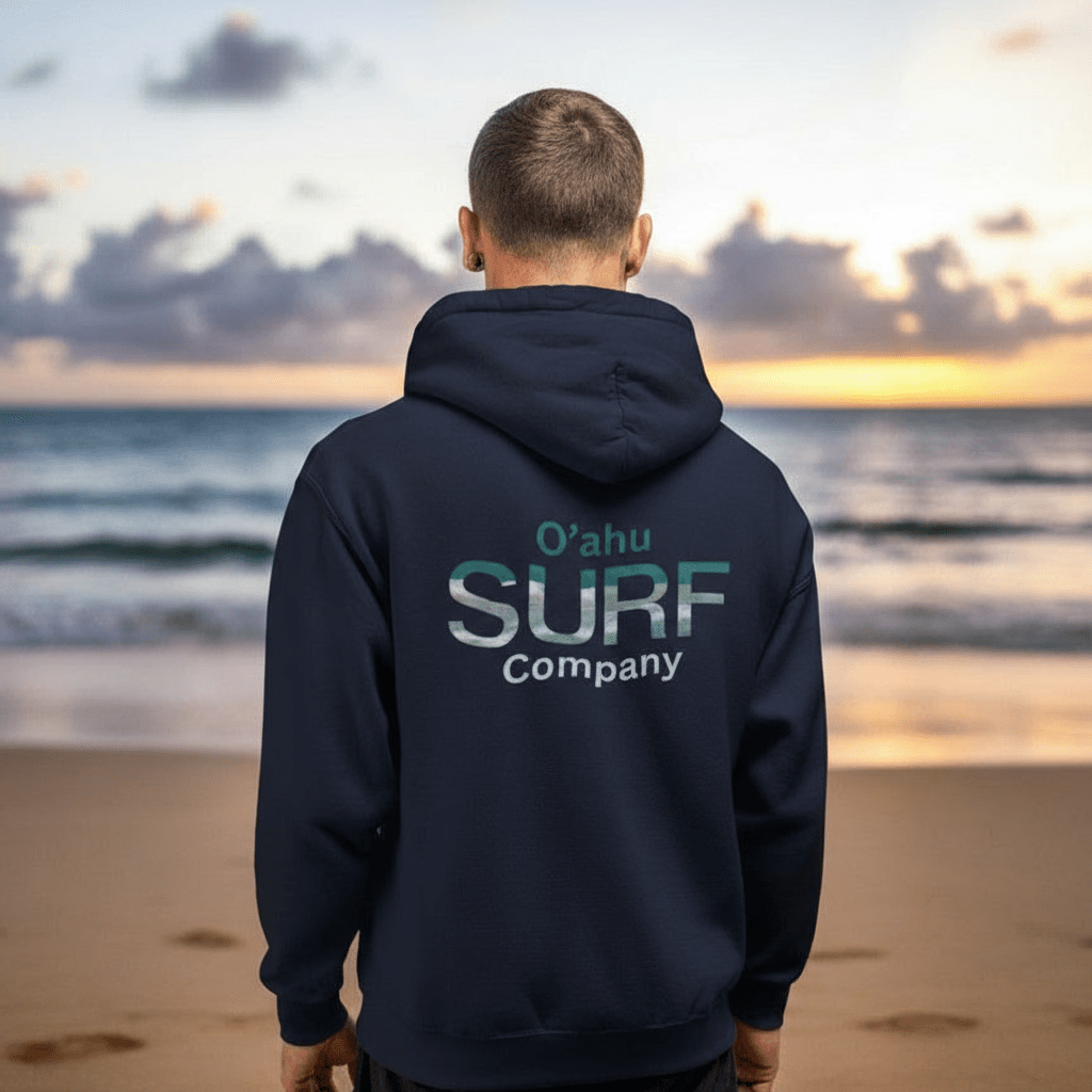 Men's Surf Hoodie Island Life Sweatshirt Oahu Surf Company Hawaii - O'ahu Surf Company