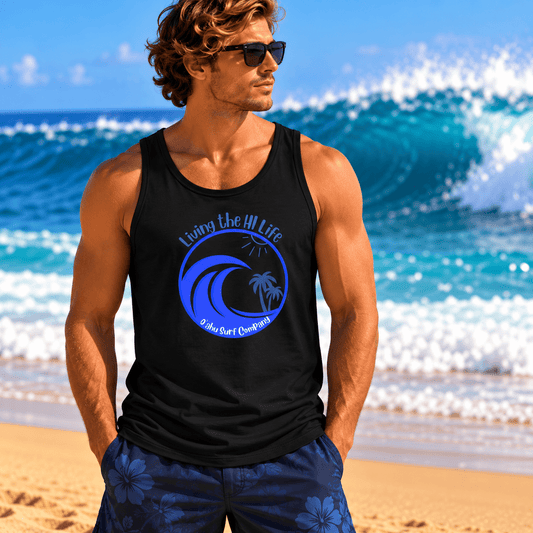 Men's Tank Top Living the HI Life Hawaii - O'ahu Surf Company
