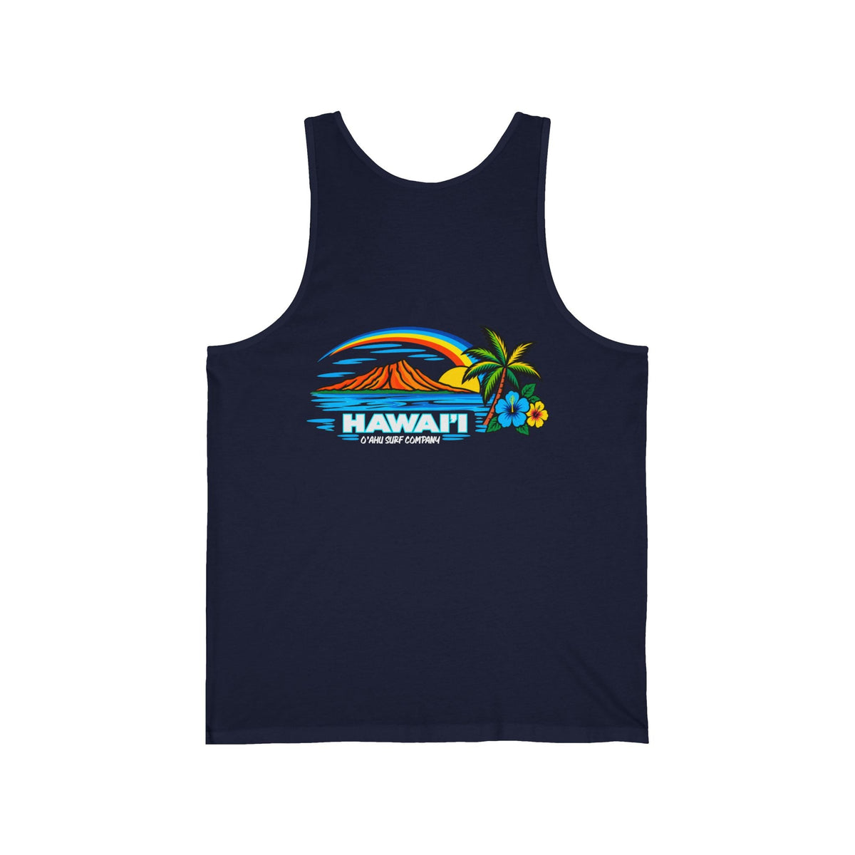 Men's Waikiki Beach Hawaii Tank Top - O'ahu Surf Company