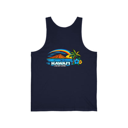 Men's Waikiki Beach Hawaii Tank Top - O'ahu Surf Company