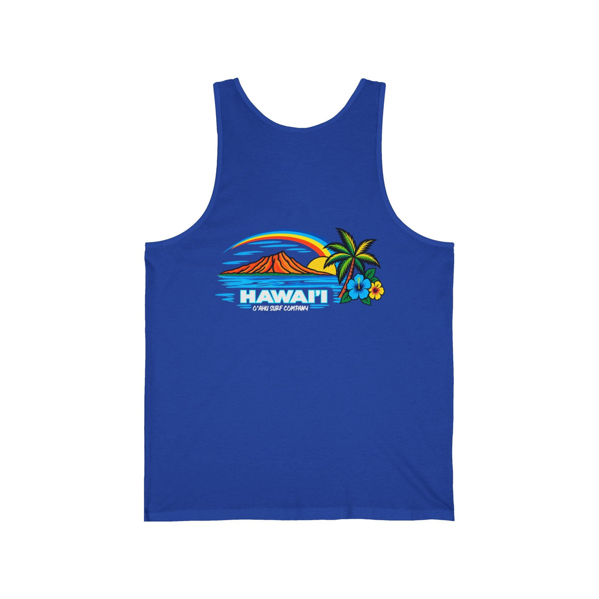 Men's Waikiki Beach Hawaii Tank Top - O'ahu Surf Company